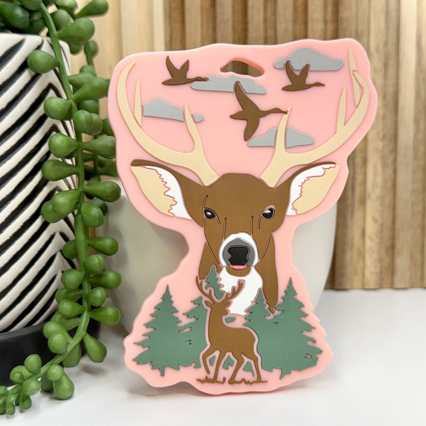 Pink Buck Teether